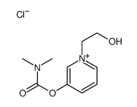 3-[[(二甲氨基)羰基]氧基]-1-(2-羟乙基)吡啶鎓氯化物 结构式