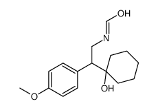 N-甲酰基-1-(2-氨基-1-(4-甲氧基苯基)乙基)环己醇 结构式