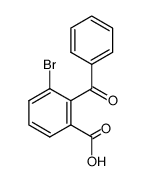 2-苯甲酰基-3-溴苯甲酸 结构式