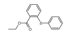 2-(苯硫基)苯甲酸乙酯 结构式