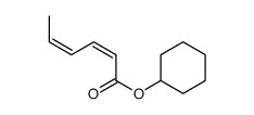 山梨酸环己酯 结构式