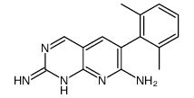 6-(2,6-二甲基苯基)-吡啶并[2,3-d]嘧啶-2,7-二胺 结构式