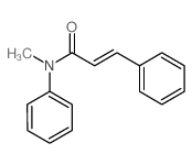 N-甲基-N,3-二苯基-2-丙烯酰胺 结构式