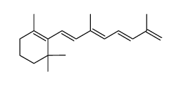 Cyclohexene, 2-[(1E,3E,5E)-3,7-dimethyl-1,3,5,7-octatetraenyl]-1,3,3-trimethyl- 结构式