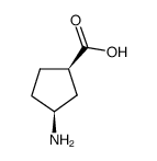 3-氨基环戊羧酸 结构式