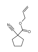 1-氰基环戊烷羧酸烯丙酯 结构式