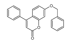 4-苯基-7-苄氧基香豆素 结构式
