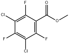 3,5-二氯-2,4,6-三氟苯甲酸甲酯 结构式