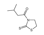 1-Butanone, 3-methyl-1-(2-thioxo-3-thiazolidinyl)- 结构式