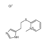 Pyridinium, 2-[[2-(1H-imidazol-4-yl)ethyl]thio]-1-methyl-, chloride 结构式