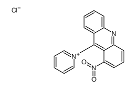 1-硝基-9-吡啶-1-基吖啶氯化物 结构式