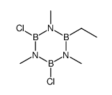 2,4-二氯-6-乙基-1,3,5-三甲基硼嗪 结构式