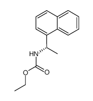 Carbamic acid, [1-(1-naphthalenyl)ethyl]-, ethyl ester, (S)- (9CI) 结构式