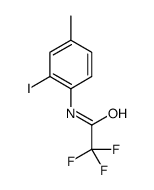 2,2,2-Trifluoro-N-(2-iodo-4-methylphenyl)acetamide 结构式