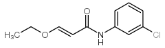 N-(3-氯苯基)-3-乙氧基丙烯酰胺 结构式