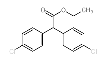 双(4-氯苯基)乙酸乙酯 结构式