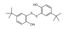 2,2'-二硫代双[4-叔丁基苯酚] 结构式