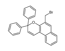 5-(溴甲基)-3,3-二苯基-3H-萘并[2,1-b]吡喃 结构式