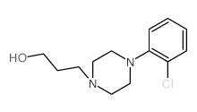 3-[4-(2-氯苯基)哌嗪-1-基]丙-1-醇 结构式