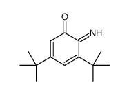 3,5-二叔丁基-6-亚氨基环己-2,4-二烯-1-酮 结构式