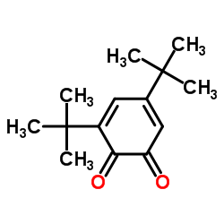 3,5-二叔丁基邻苯醌 结构式