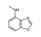 N-甲基-4-苯并恶唑胺 结构式
