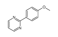 2-(4-甲氧基苯基)嘧啶 结构式