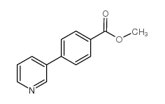 4-(3-吡啶)苯甲酸甲酯 结构式