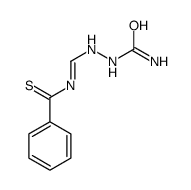 Benzenecarbothioamide, N-[[(aminocarbonyl)amino]iminomethyl]- 结构式