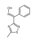 Methanone, (5-methyl-1,2,4-thiadiazol-3-yl)phenyl-, oxime, (1E)- 结构式