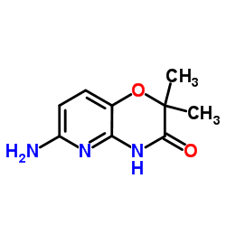 6-氨基-2,2-二甲基-2H-吡啶[3,2-B][1,4]恶嗪-3(4H)-酮 结构式