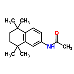 N-(5,5,8,8-四甲基-5,6,7,8-四氢-2-萘)乙酰胺 结构式