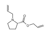 L-Proline, 1-(2-propenyl)-, 2-propenyl ester 结构式