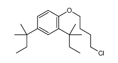 1-(4-氯丁氧基)-2,4-双(1,1-二甲基丙基)苯 结构式