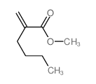 2-亚甲基己酸甲酯 结构式