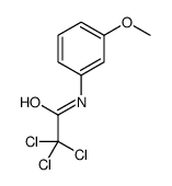 2,2,2-三氯-N-(3-甲氧基苯基)乙酰胺 结构式