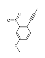 1-(2-碘乙炔基)-4-甲氧基-2-硝基苯 结构式