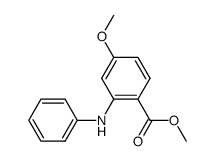 methyl 4-methoxy-2-(phenylamino)benzoate 结构式