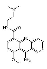 4-Acridinecarboxamide, 9-amino-N-[2-(dimethylamino)ethyl]-1-methoxy- 结构式