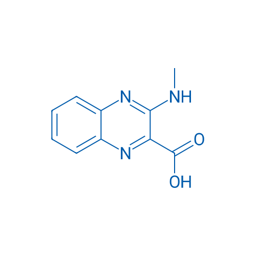 2-Quinoxalinecarboxylicacid,3-(methylamino)-(9CI) 结构式