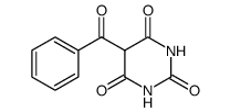 5-苯甲酰基巴比妥酸 结构式