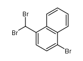 1-溴-4-(二溴甲基)萘 结构式