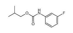 Carbamic acid, (3-fluorophenyl)-, 2-methylpropyl ester (9CI) 结构式
