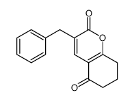 3-苄基-7,8-二氢-2H-色烯-2,5(6H)-二酮 结构式