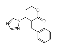 (E)-2-((1H-1,2,4-噻唑-1-基)甲基)-3-苯基丙烯酸乙酯 结构式