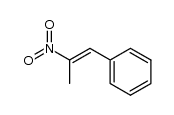 (Z)-2-硝基-1-苯基-1-丙烯 结构式