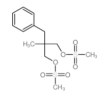 1,3-Propanediol,2-methyl-2-(phenylmethyl)-, 1,3-dimethanesulfonate 结构式