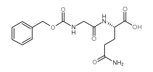 Z-甘氨酰-L-谷氨酰胺 结构式
