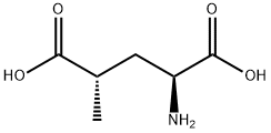 (2S,4R)-4-甲基谷氨酸 结构式