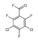 3,5-二氯-2,4,6-三氟苯甲酰氟 结构式